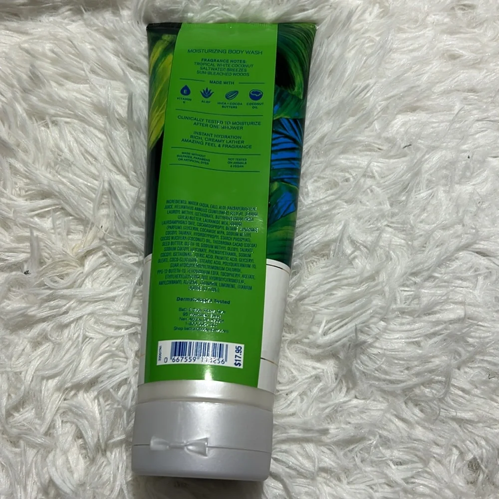Bath & Body Works Waikiki Beach Coconut Moisturizing Body Wash NEW